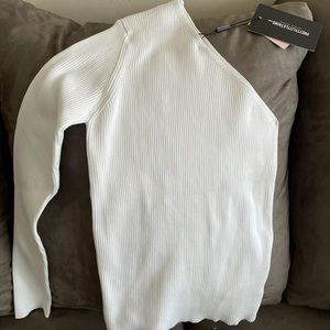 White Asymmetrical Top